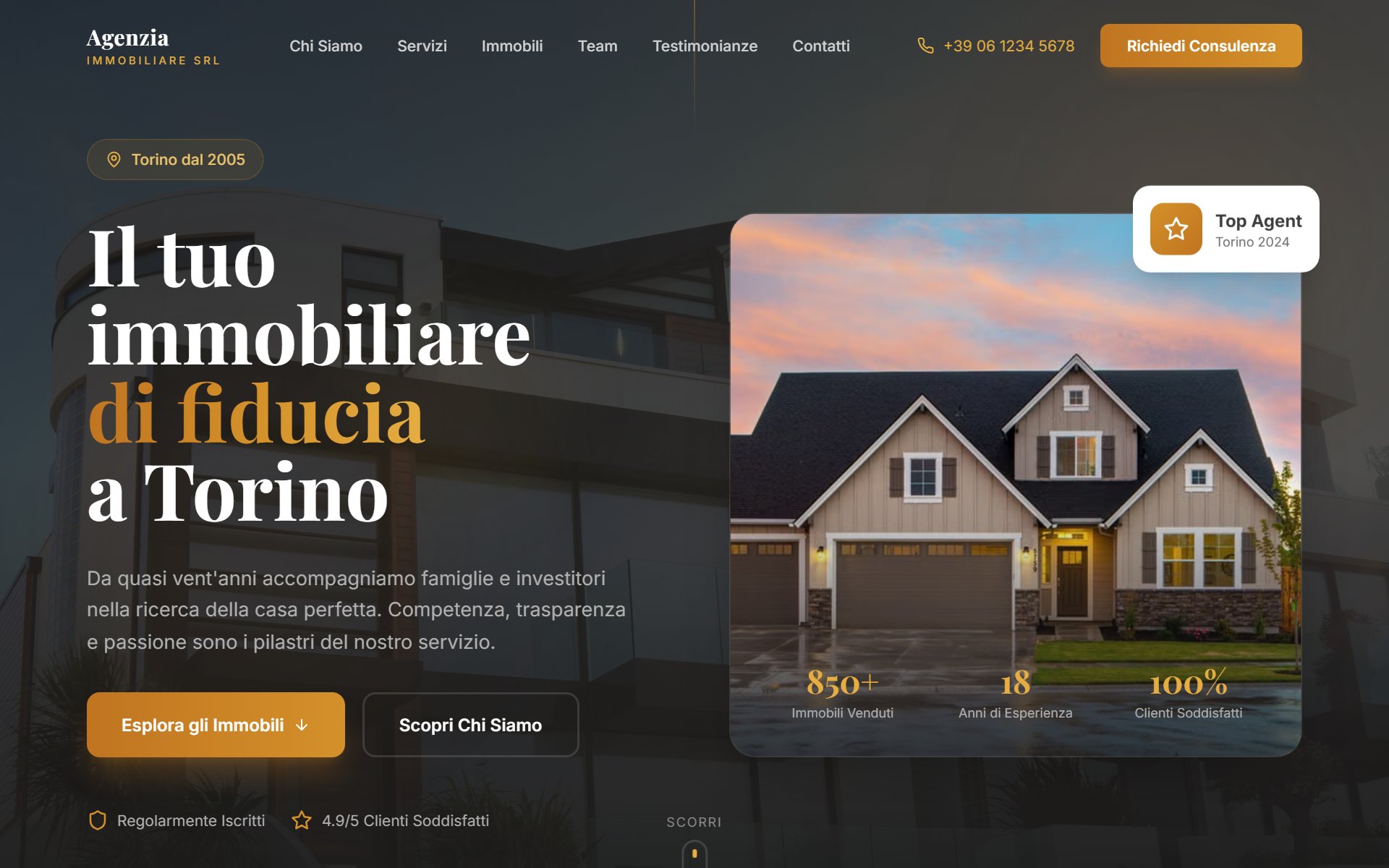 Anteprima sito Immobliare srl