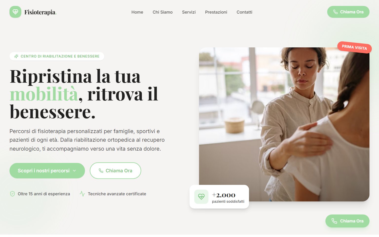 Anteprima sito fisioterapia srl 