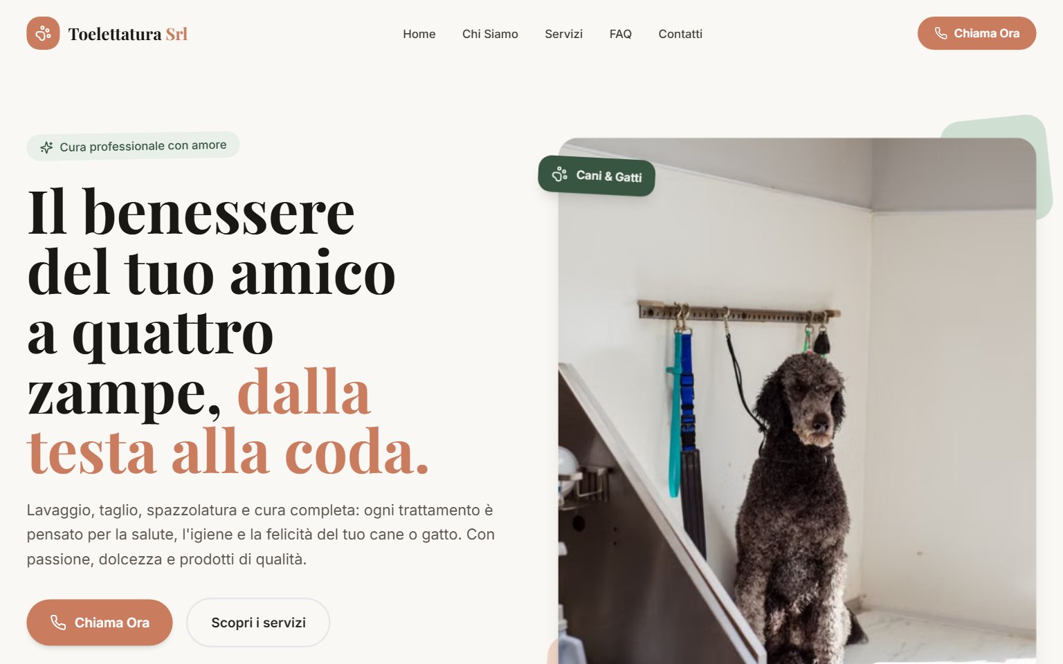 Anteprima sito Toelettatura