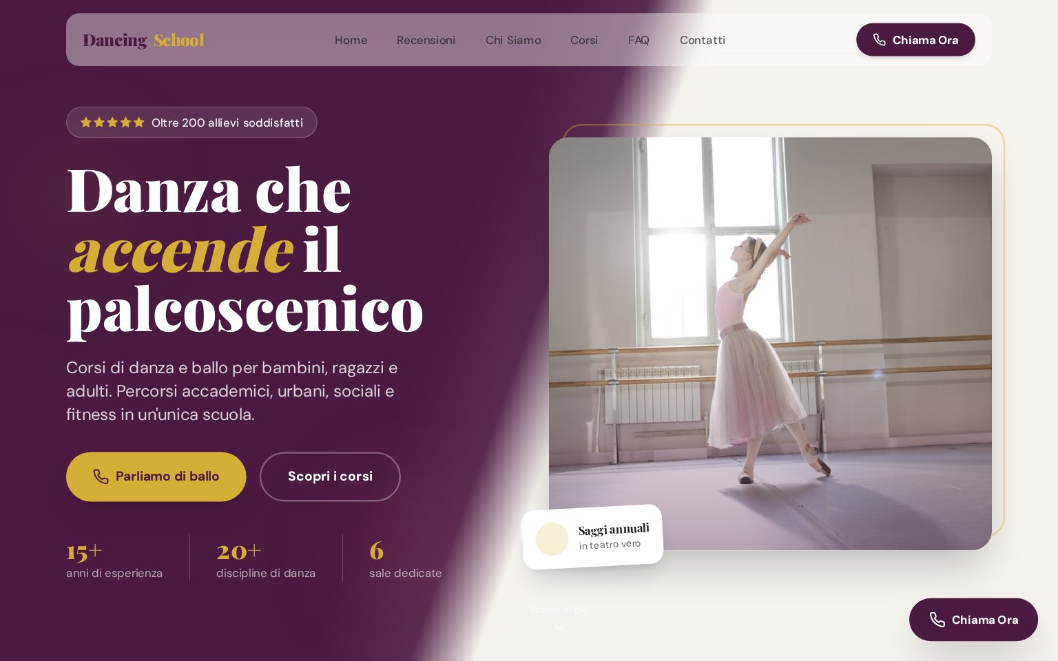 Anteprima sito Dancing School srl