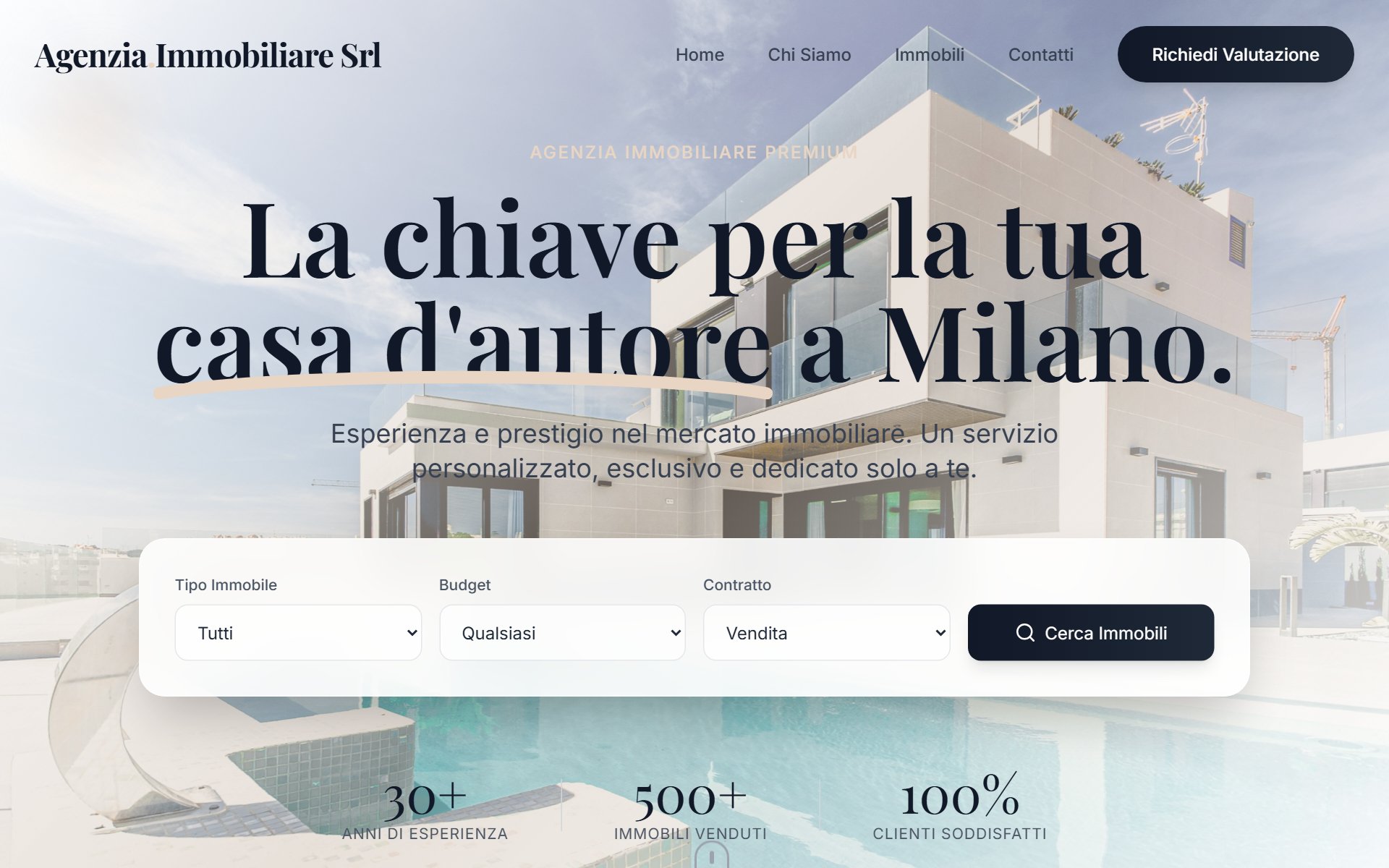 Anteprima sito Immobliare srl