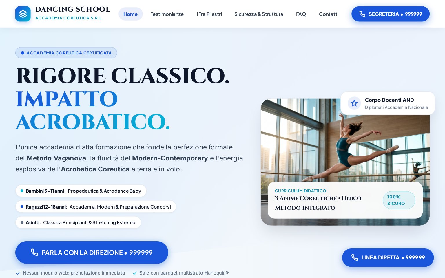 Anteprima sito Dancing School srl 